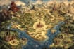 make fantasy map illustration