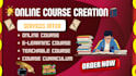 create engaging online courses and teachable lessons and e learning courses