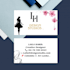 design unique double sided business cards
