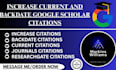 increase your current and backdate google scholar citations using journals