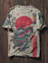 do a japanese t shirt illustration