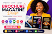 design professional brochure, magazine layout, booklet, theatre posters, catalog