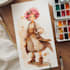 paint custom watercolor illustration