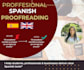 proofreadand edit spanish texts with perfect grammar