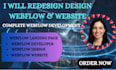 redesign,design webflow website, webflow developer,webflow landing page website