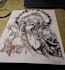 carve traditional mythic sketches