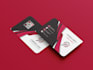 design modern business card design print ready