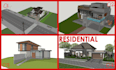 create professional sketchup 3d architectural models
