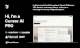 build full stack website, app or mvp product with cursor ai, bolt new etc