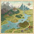 create event, tourist, and fantasy map illustration