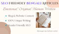 write bengali content for social media blog and website