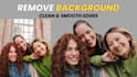 remove background and remove any person from photos
