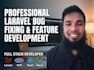laravel bug fix and features development with vue and react