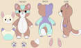 design custom plush reference sheet plush ref sheet stuffed animal ych character