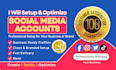 professionaliy create and setup your social media accounts