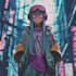 create anime cyberpunk illustration