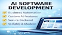 develop custom ai software and full stack web applications