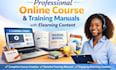 create online course and training manuals with elearning content