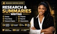 research and write essays, reports, summaries, and projects