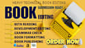 provide high level technical editing up to publishing