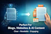 rewrite and humanize ai generated content