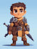 draw 2d game character or 2d game character