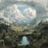 do fantasy background and landscape