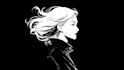 draw simple black and white illustration