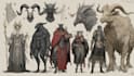 fantasy art creatures and characters