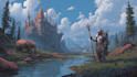 draw a fantasy illustration for you