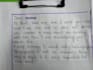 handwrite notes and letters