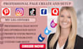 do facebook business page setup and create optimize all social media page setup