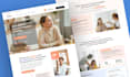design landing page UI UX