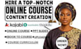 develop online course content elearning course curriculum lesson plan creation