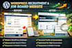 recruitment website job board website wordpress website career website