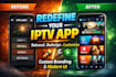 professionally customize and rebrand ibo pro iptv app with full panel and apk