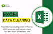 do data cleaning, data formatting and excel data cleanup