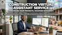 be your construction virtual assistant, estimator, procore, jobtread, planswift
