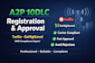 do a2p 10dlc registration and twillo gohighlevel approval