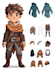 create 2d game character sprite sheet for your indie game