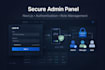 build a saas admin dashboard in next js with authentication and analytics