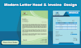 provide professional invoice, letter head and flyer