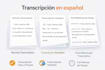 do accurate spanish audio to text transcription