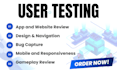 do website app testing user testing QA review usability testing UI UX feedback