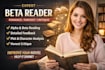 beta read, romance beta read, alpha beta read, fantasy beta read, critique novel