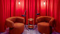 do 3d studio design, talk show studio, media studio, podcast studio