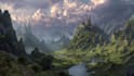 design amazing fantasy landscape