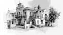 create urban sketches and architectural illustrations