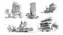 do hand drawn architectural sketches
