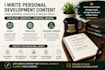 write clear and inspiring personal development content